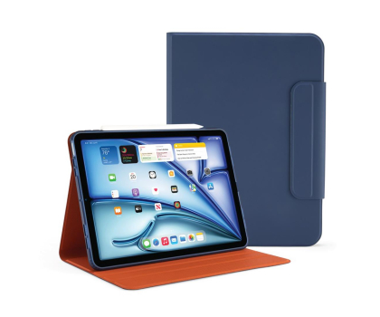 Etui na tablet Pipetto Origami No5 Rotating Folio Case do iPad Air 11" (2024) blue